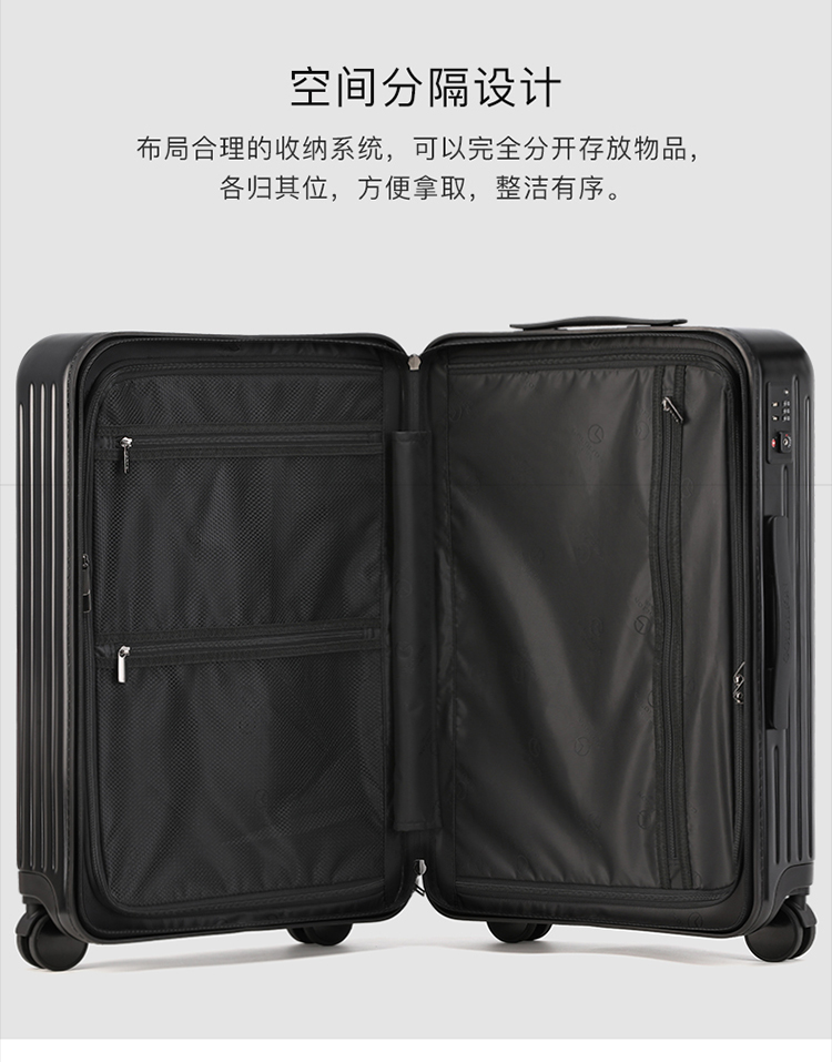Jinlilai xe đẩy trường hợp quầy xác thực 20 inch hành lý phổ quát bánh xe lên máy bay khung kéo vali nam và nữ - Va li vali đẹp