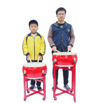 Bull Peel Drum Large Drum Adult Children Drum Dragon Drum Dance Drum Beat Drum Dance Rhythm Drum Performance Drum China Red Drum