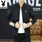 Top 2020 mùa xuân Outfit New Playboy nam áo khoác thanh niên Hàn Quốc phiên bản thời trang Trim khoác mỏng nam