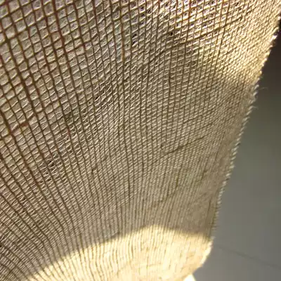 Rough hemp fabric 30#zakka style mesh cloth shooting background cloth sack cloth DIY handmade cloth half meter clearance