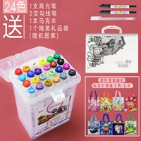 Треугольный лайнер, хайлайтер, 24 цветов, 2 шт, 1 шт, подарок на день рождения