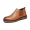 Giày chuồn chuồn đỏ Anh đôi bốt Chelsea boot 2019 mới mùa thu ống ngắn nam boot tròn đầu phẳng với đôi bốt nam ngắn - Giày ống