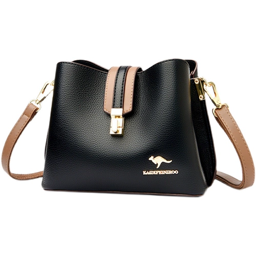 Модная сумка через плечо для матери, из натуральной кожи, городской стиль