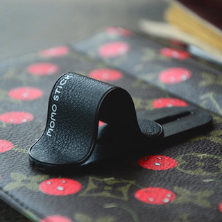 Phone Holder Ring Buckle Creative Ring Leather Back Sticker Universal for Men and Women Portable Phone Holder Wireless Charging