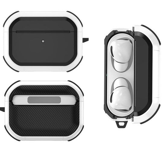 AirPods Pro 2 Protective Case, AirPods 4Th Generation Case, Anti-Drop, Suitable for Apple Headphones, AirPods Pro 3 Protective Case, Second Generation Huaqiangbei Yuehu Third Generation Headphone Case, Mecha Simple