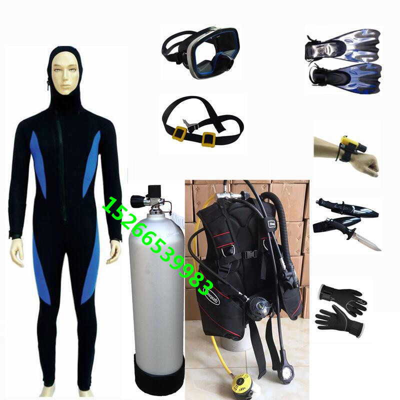 Diving kit full diving equipment engineering diving salvage rescue heavy diving lung equipment gas cylinder