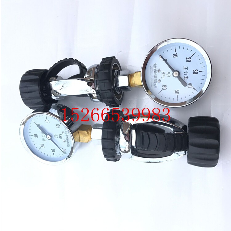 Diving cylinder Pressure gauge Barometer Diving bottle pressure gauge Residual pressure gauge Diving equipment Surface oxygen tank