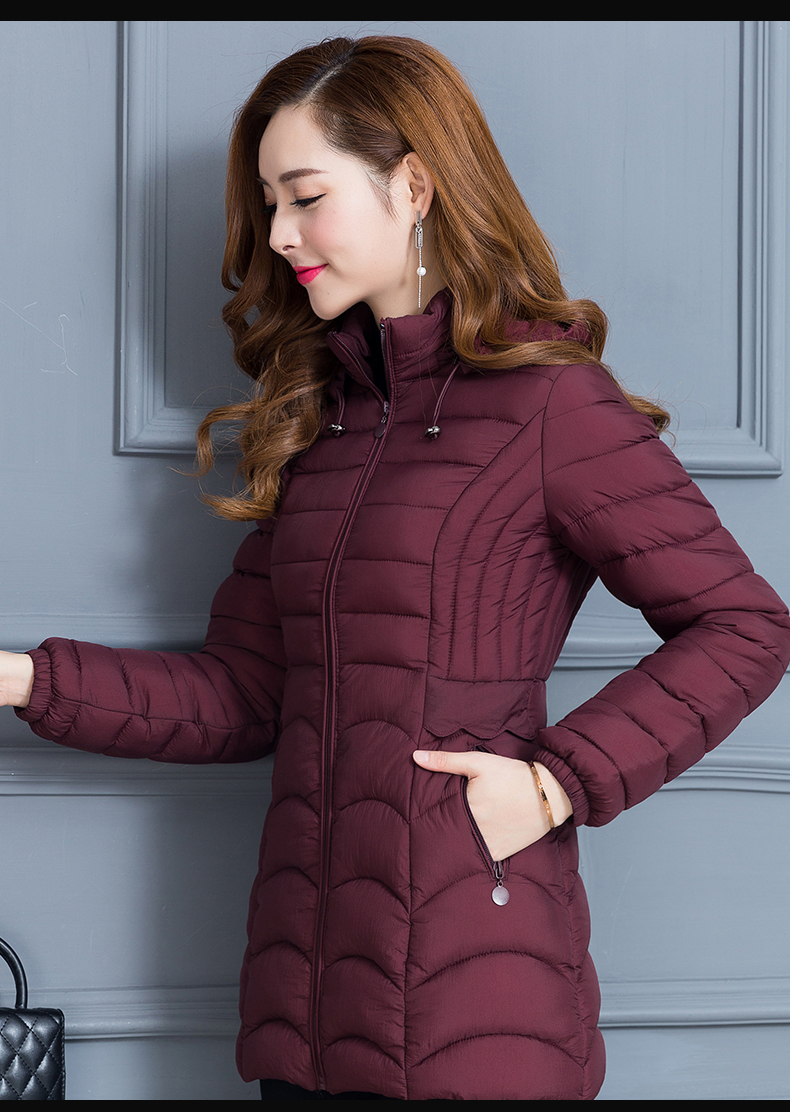 Áo chống nắng mùa hè phiên bản dài của phụ nữ cotton dài mới của áo khoác cotton giảm béo cotton bọ cạp quần áo tuổi trung niên