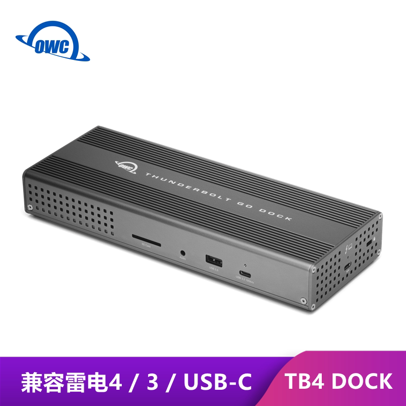 Owc Thunderbolt 4 Docking Station Thunderbolt Go Dock with Built-In Power Supply, Metal Design, Compatible with Thunderbolt 3 and Usbc Owc Thunderbolt 4 Docking Station Thunderbolt Go Dock with Built-In Power Supply, Metal Design, Compatible with Thunderbolt 3 and Usbc