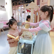 In New Childrens Simulated Ice Cream Car Large Indoor Playground Equipment Simulated Supermarket Cash Toys