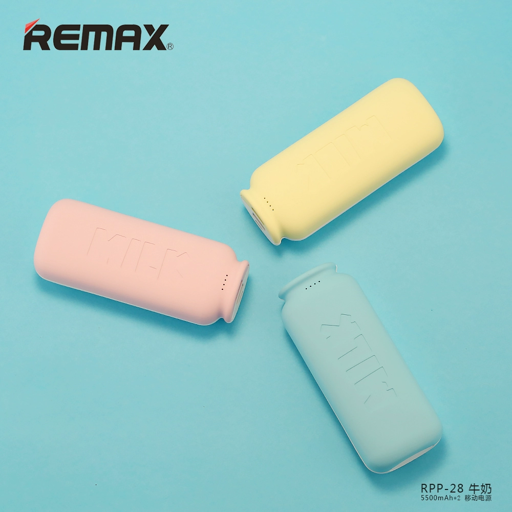 Bình sữa REMAX 11000 mAh cặp đôi ngân hàng điện di động có thể được sạc bằng pin sạc dự phòng một trong hai và USB kép - Ngân hàng điện thoại di động