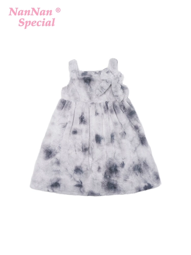 Оригинальный дизайнерский бархатный милый жилет, платье