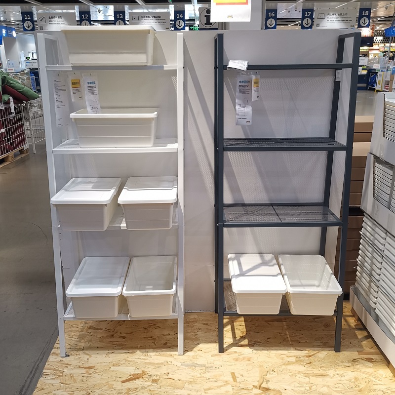 Domestic Shenzhen IKEA Leberg separator cabinet 4-floor shelf shelving shelf flower pots shelf storage