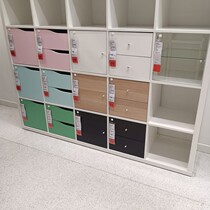 Domestic Shenzhen IKEA Carleck shelving unit bookcase accessories cabinet door drawer glass shelf shackles