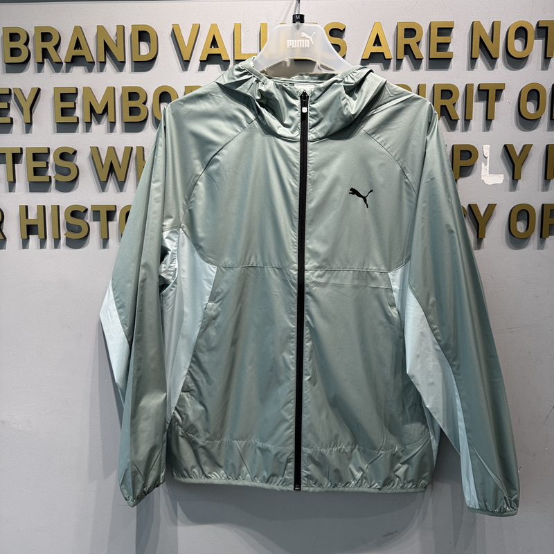 Puma Spring New Windproof and Water-Repellent Versatile Sports Jacket Men's Outdoor Green Casual Jacket 687554 Puma Spring New Windproof and Water-Repellent Versatile Sports Jacket Men's Outdoor Green Casual Jacket 687554