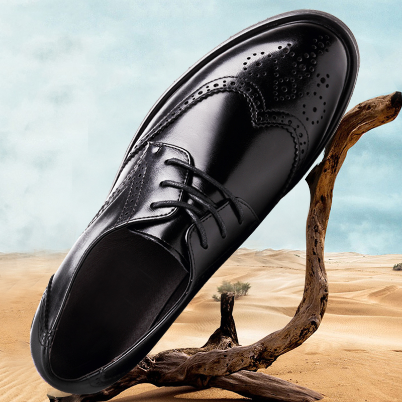 Large Size Men's Shoes 46 Men's Business Formal Leather Shoes 46 Widened and Enlarged Casual Leather Cotton Shoes 48 Wedding Groom Shoes