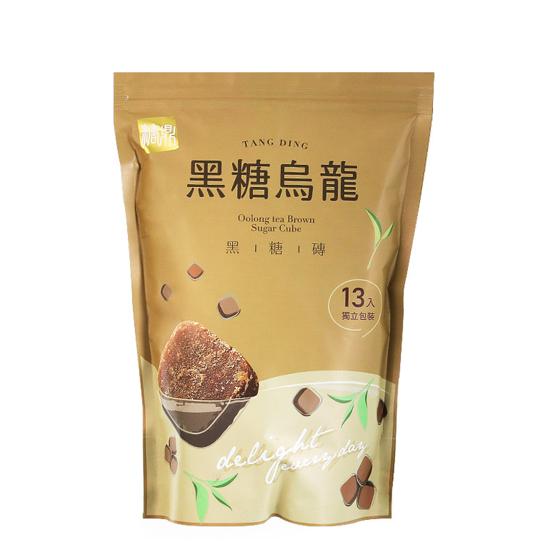Taiwan native sugar tripod black sugar oolong 13 pieces pure handmade cane sugar quality tea