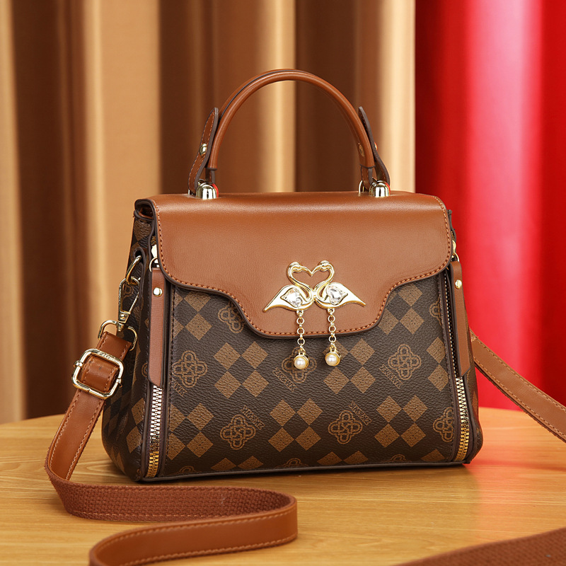 Kangaroo Leather New Style Bag for Women, Fashionable 2026 High-Value Ladies' Small Square Handbag, Shoulder Crossbody Handbag