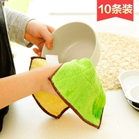 Утолщенная абсорбирующая тряпка 10 упаковок по домашнему уборке