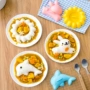 Cơm sáng tạo khuôn trẻ em thực phẩm hoạt hình mô hình động vật dụng cụ nhà bếp - Tự làm khuôn nướng khuôn bánh flan