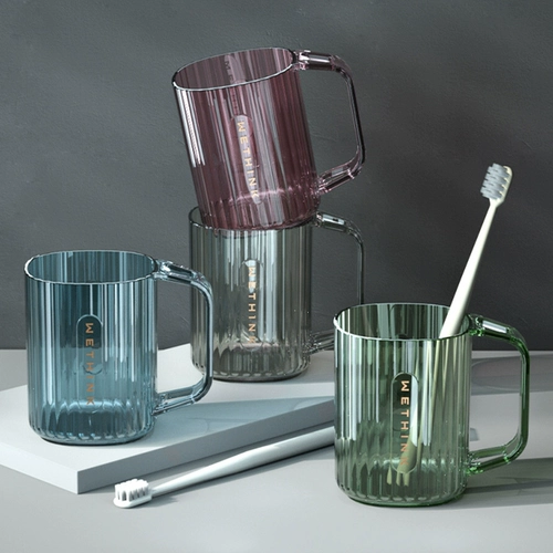 Креативный прозрачный ополаскиватель для рта для домашнего использования для влюбленных, простой и элегантный дизайн