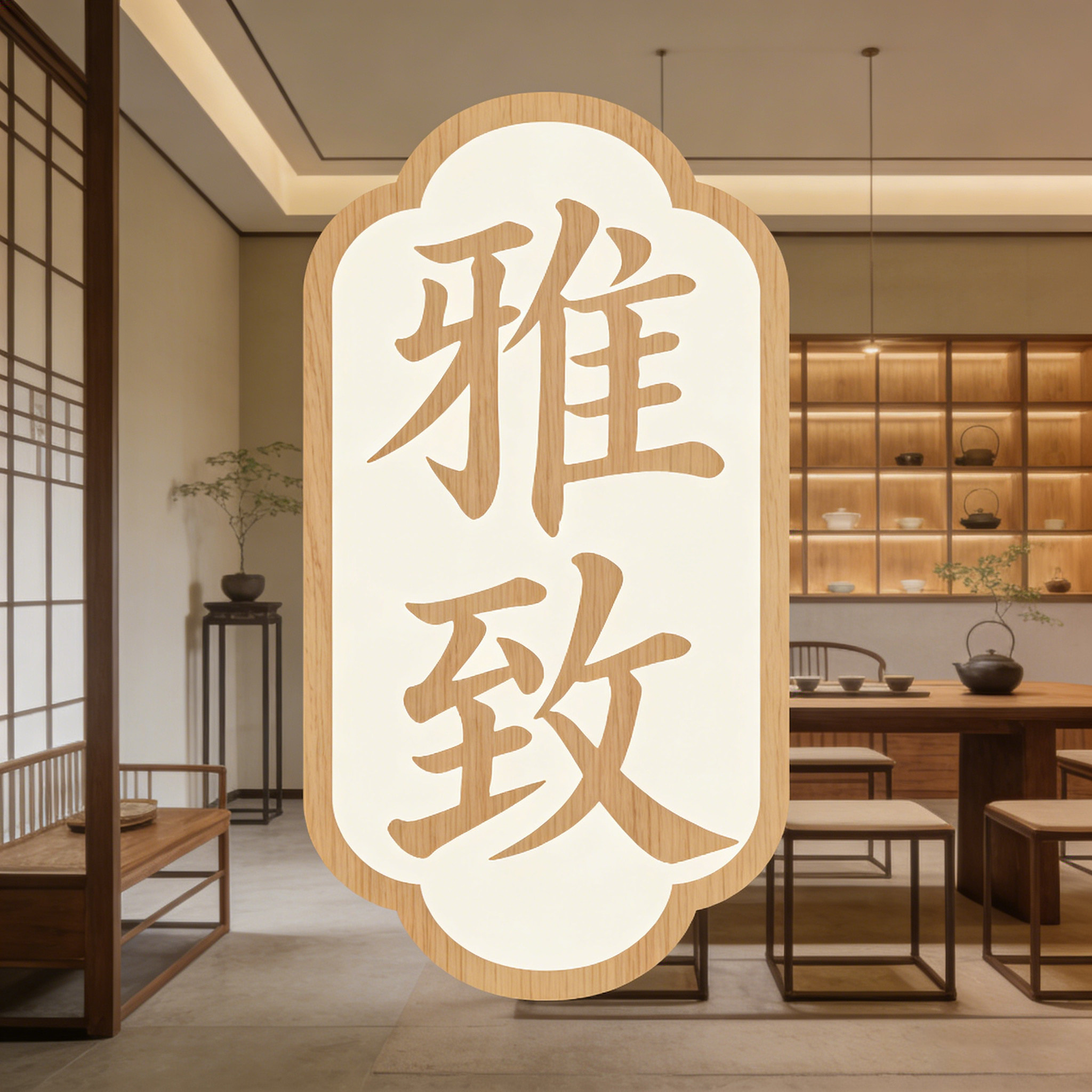 雅致家居8号店的LOGO