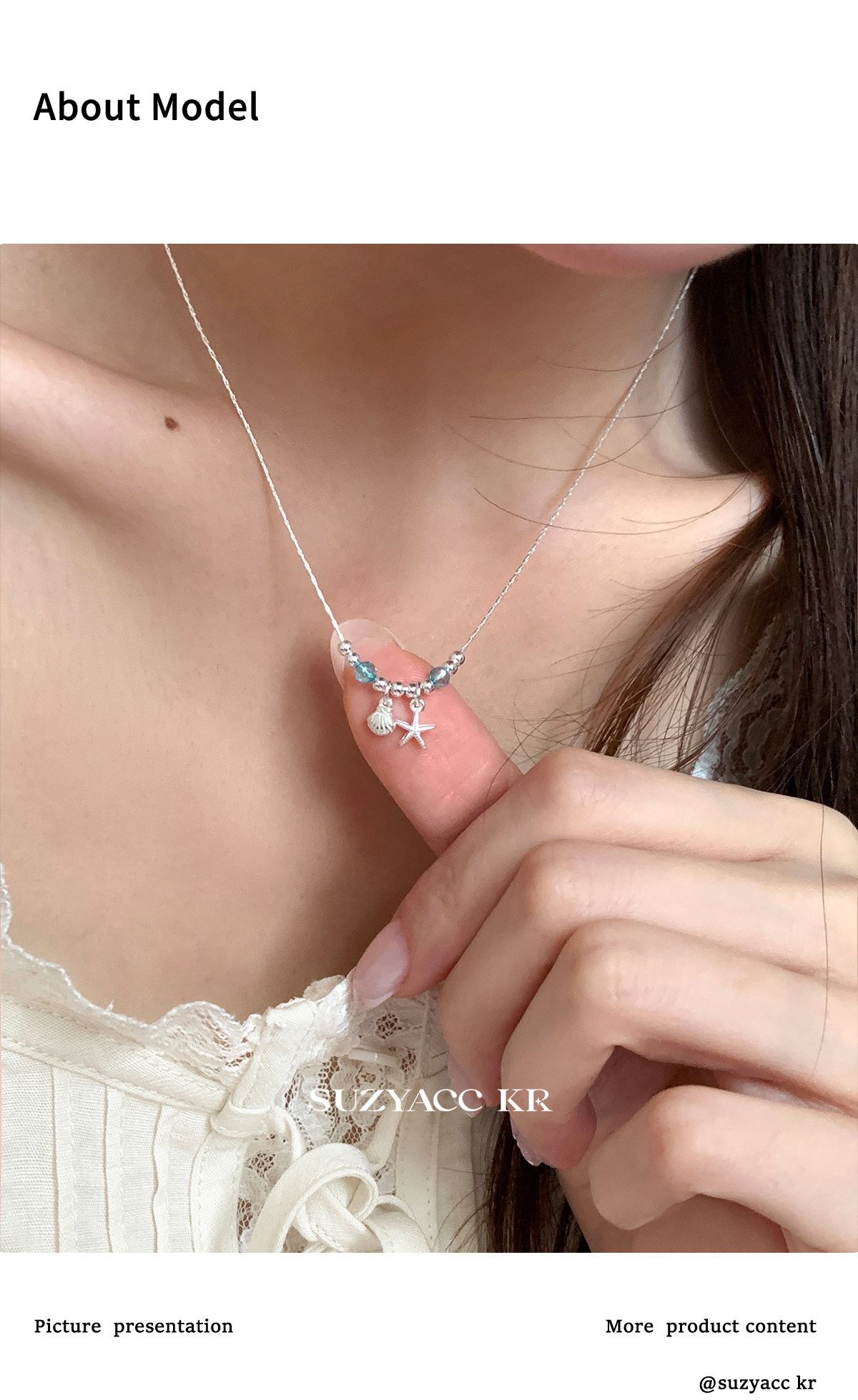 Серебряное ожерелье None Suzyacc Kr 2025