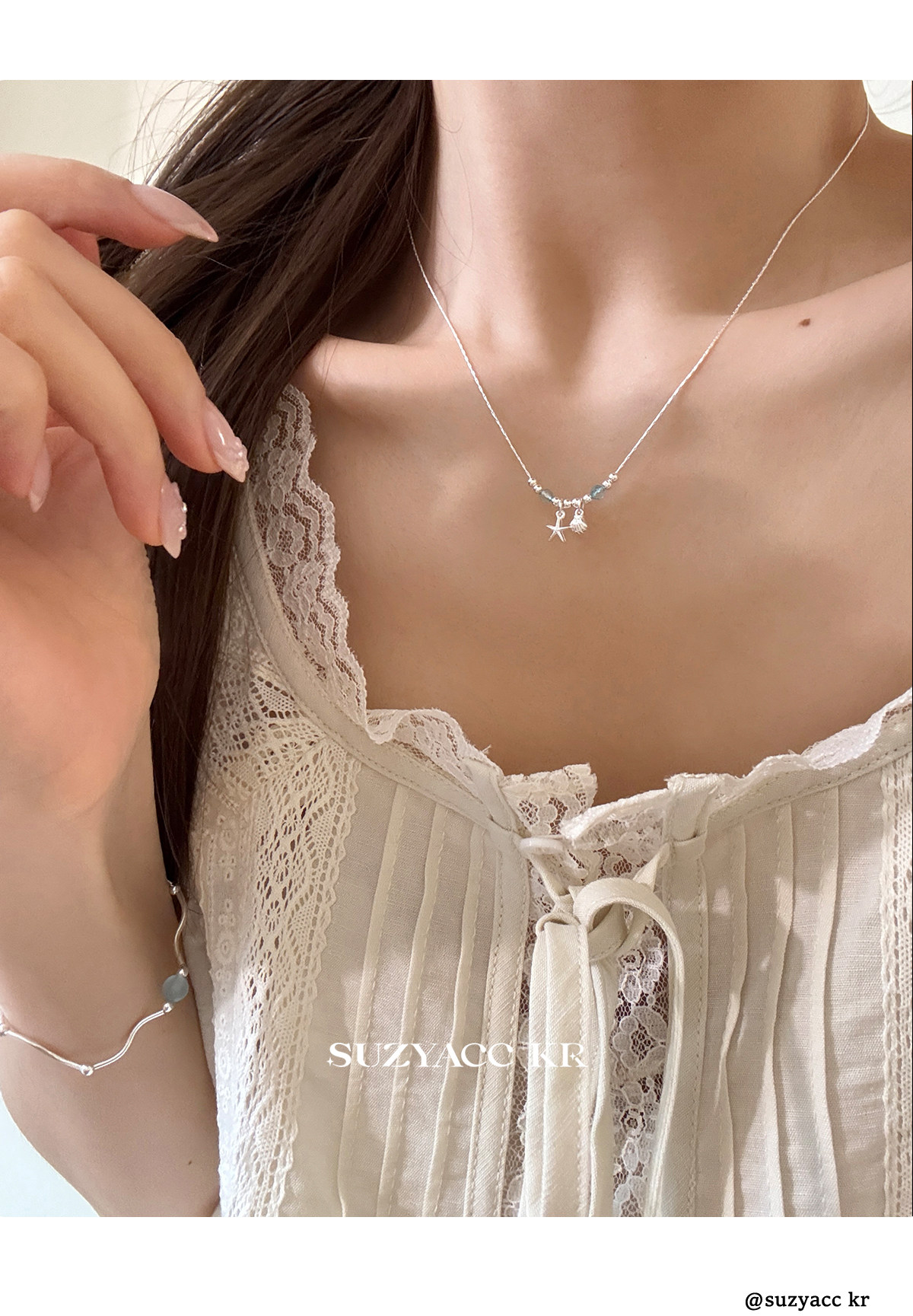 Серебряное ожерелье None Suzyacc Kr 2025