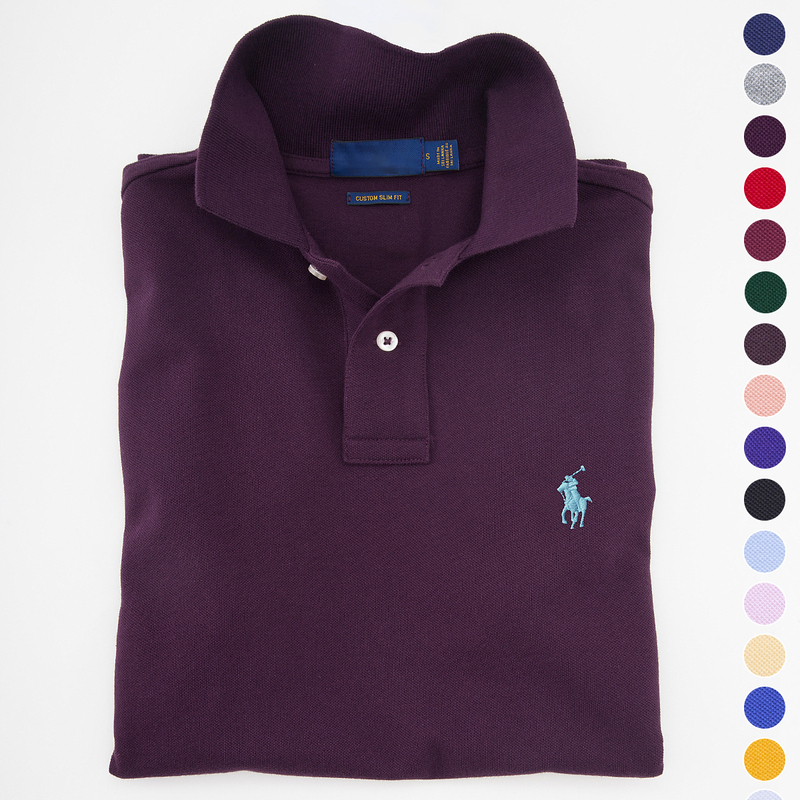 American Brand Ralph Lauren Large Size Short-Sleeve T-Shirt Summer Men's Cotton Polo Shirt Top American Brand Ralph Lauren Large Size Short-Sleeve T-Shirt Summer Men's Cotton Polo Shirt Top