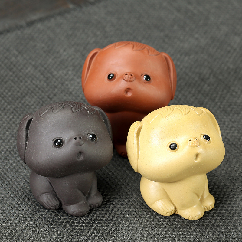 Yixing purple sand tea pet puppy treasure tea treasure tea custody tea play creative tea ceremony accessories