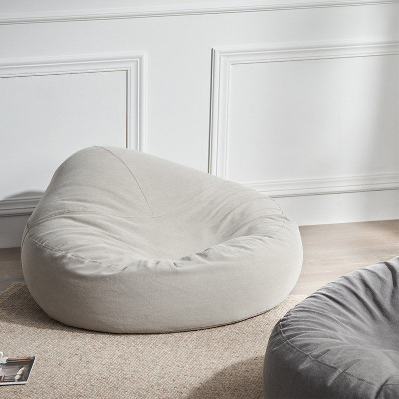 Nordic bean bag lazy sofa tatami net red style single chair rental small bedroom small apartment sandbag balcony