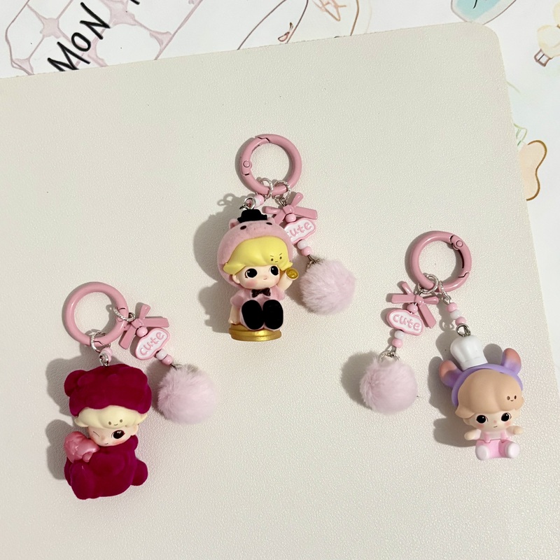 Keychain with Cute Dimo Toys from Toy Story Series, Suitable for Car Keys, Phone Straps, and Bag Charms Keychain with Cute Dimo Toys from Toy Story Series, Suitable for Car Keys, Phone Straps, and Bag Charms