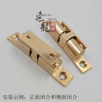 Copper magnetic beads door touch door suction wardrobe door touch beads cabinet bookcase fixed door copper touch beads 50mm have multiple sizes