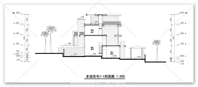 Z045国际康体养生中心、养生建筑规划及建筑方案设计cad+文本-24