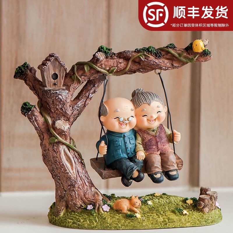 Bedroom decorations Wine cabinet ornaments Home Chinese new living room TV cabinet Crafts Creative wedding gifts Wedding