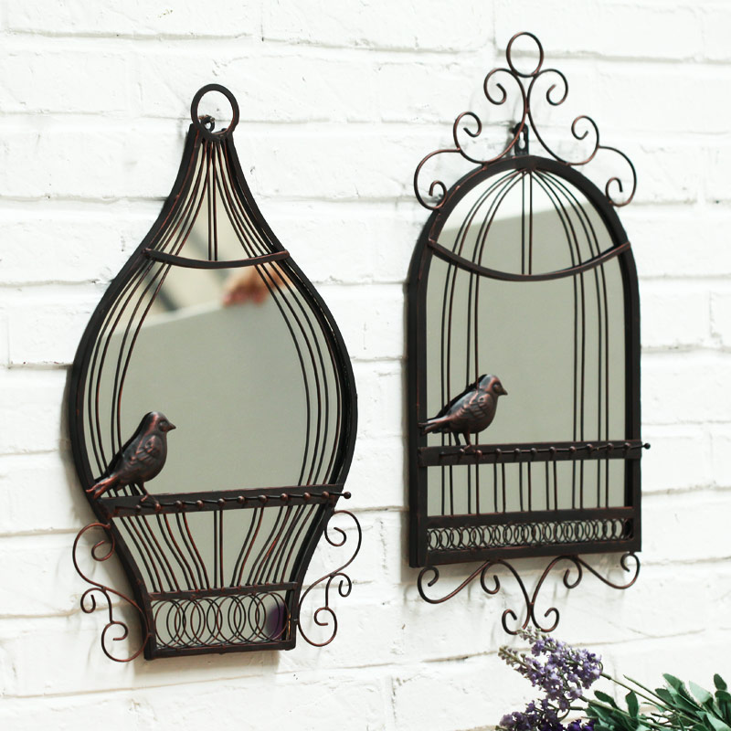 bird cage mirror