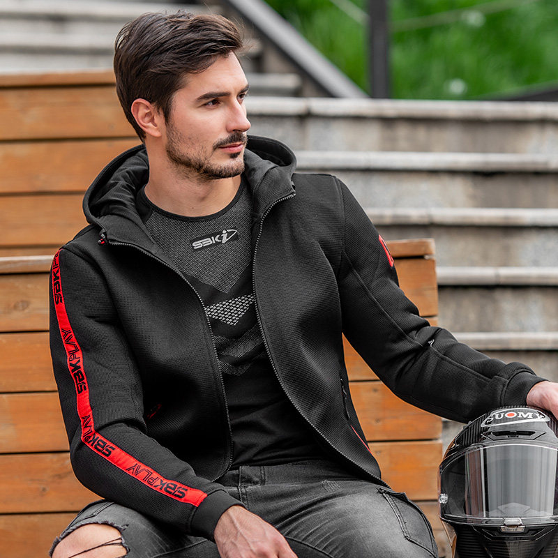 SBK motorcycle riding suit summer motorcycle racing suit mesh breathable anti-fall protective riding equipment four seasons universal