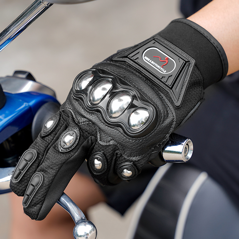 Mogo motorcycle gloves racing off-road rider equipment four seasons touch screen motorcycle riding gloves autumn breathable