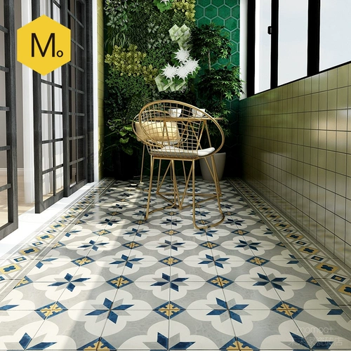 Современная северная гостиная плитка на полу кухонной туалетной плитки [VR панорамная карта пространство 3D рендеринг дизайн]