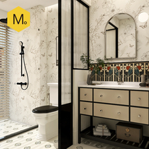 Momojia French cream style bathroom tiles Nanyang retro bathroom bird tiles toilet floor tiles wall tiles
