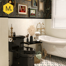Momojia retro bathroom all-ceramic toilet tiles American small tiles kitchen bathroom floor tiles wall tiles