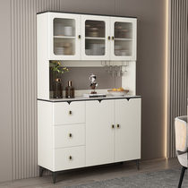 Modern simple wine cabinet sideboard integrated wall locker light luxury tea cabinet multi-functional double-door dining hall cabinet