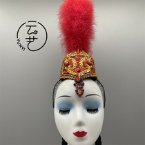 Beijing Yunyi custom-made Xinjiang dance Kazakh desert red willow dance headwear various collection performance headwear