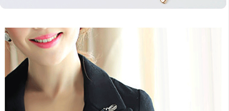 Broche femme en cristal autrichien - Ref 1178504 Image 20