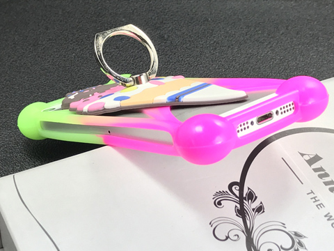 Tăng dày của làn sóng mới của thương hiệu nhẫn nữ thần khung silicone phổ bộ điện thoại di động phổ biến thương hiệu nổi tiếng điện thoại silicone vỏ - Phụ kiện điện thoại di động ốp lưng realme 7