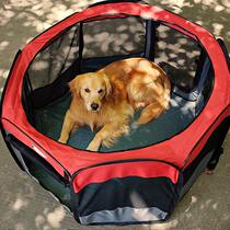 High-end export Oxford cloth cat dog canvas red octagonal fence 22 provinces out good products pet nest
