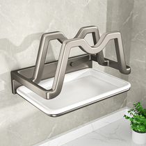 Pot lid rack wall-mounted punch-free kitchen storage rack cutting board chopping board chopping board placement rack wall storage artifact