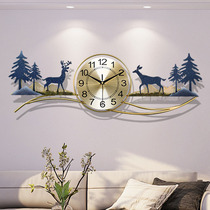 Minimalist personality Decorative Hanging Clock Watch Iron Art Watch Home Xuanguan Living-room Decoration Clock Hanging Clock Creative Wall Clock