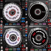 Pioneer DDJ-SB SB2 SB3 RB SR2 SX SX2 RX RX2 controller disc player turntable sticker