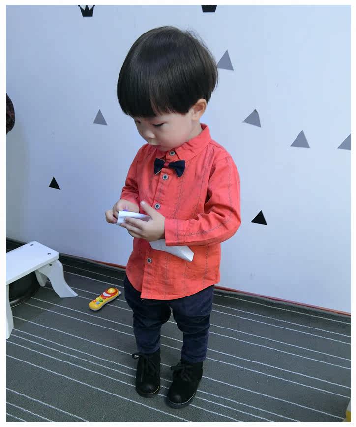 Chemise garcon à manche longue - Ref 2073945 Image 26